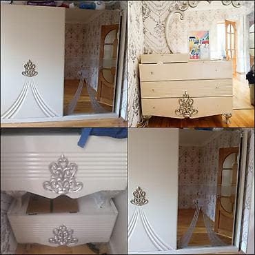 ikinci el guzguler: Yataq dəsti Tərkibi: - Geniş sürgülü qapılı şkaf – bir qapısı — 1