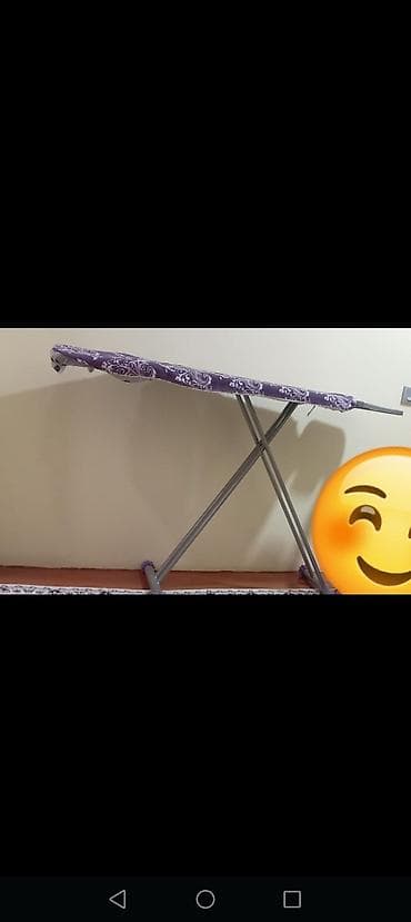 Ütü masası - Metal karkaslı, X formalı sabit dayaq sistemi - lalafo.az -da Ütü masası - Metal karkaslı, X formalı sabit dayaq sistemi -