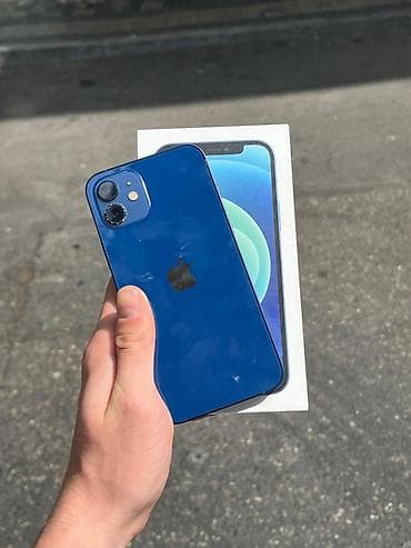 apple mac mini: IPhone 12, 128 GB, Mavi, Zəmanət, Barmaq izi, Simsiz şarj — 2