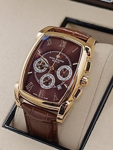 toqqa: Patek Philippe Geneve kişi saatı – klassik tonno (yastıq formalı) — 7