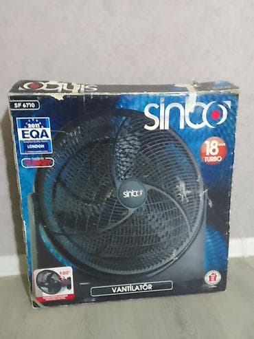 asma ventilyator: Sinbo SF-6710 masa/guləşən tipli ventilyator - Ölçü: 18 inch (Turbo) — 2