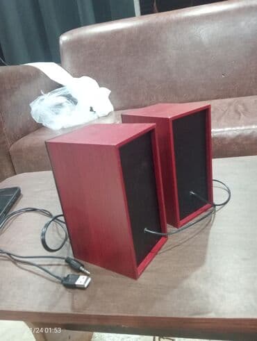 Maqnitofonlar: Kolonka, Növ - Kompüter üçün, rəng - Qırmızı — 4