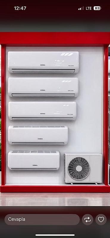 KONKA split kondisionerləri — Dual Inverter texnologiyalı divar tipi