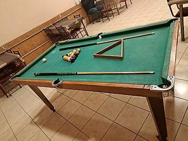 Mağaza avadanlığı: Bilyard uzunu 170. Üstünde her şeyi var. Qiymet 600 azn. Unvan — 1