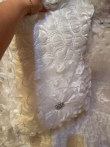 bamboo tekstil: Yataq üçün Qaşlı rəng - Ağ Yataq örtüyü — 3