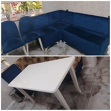 kafe stolari: RuniMetbex desti 250₼ .Divan 2 stul masa .Unvan Saray — 1