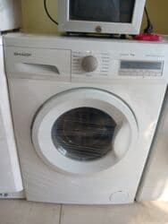 ikinçi əl: Paltaryuyan maşın Sharp, 6 kq, İşlənmiş, Avtomat, Qurutma var, Kredit yoxdur, Ünvandan götürmə, Pulsuz çatdırılma, Ödənişli çatdırılma — 4