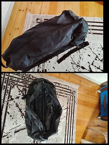 Böyük ölçülü qara çanta/çuval tipli daşıma kisəsi - Material: sıx