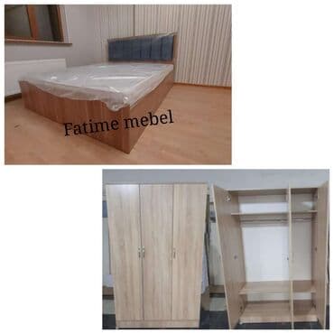 taxta kravat: İkinəfərlik çarpayı, Dolab, Yeni — 1