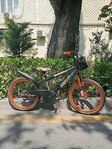 Uşaq velosipedi – START Kids Bike - Rəng: qara-narıncı - Çərçivə