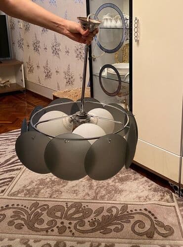 işıq led: Çılçıraq, 3 lampa, Metal — 2