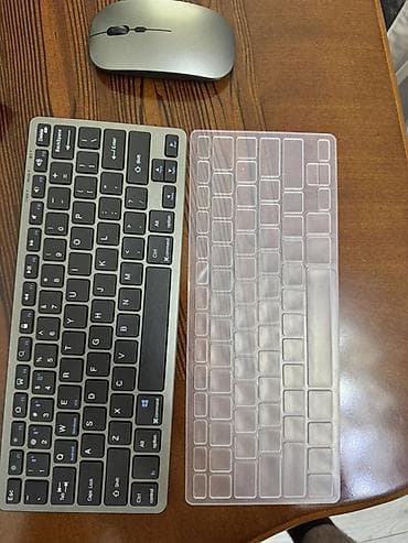 kanp: Simvol dəsti: Simsiz klaviatura + çoxrejimli siçan + silikon — 1