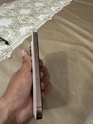 IPhone 16 Pro, 128 ГБ, Desert Titanium, Гарантия, Беспроводная зарядка, Face ID — 3