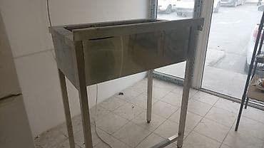 Оборудование для мойки: Paslanmayan poladdan hazırlanmış sənaye tipi birgözlü yuyucu lavabо — 5