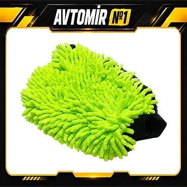 Avtomobil yumaq üçün mikrofiber əlcək Avtomobil yumaq üçün mikrofiber