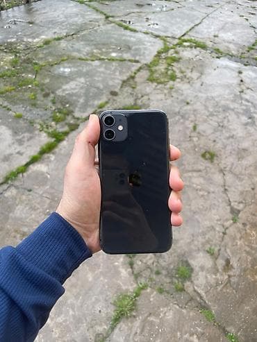 IPhone 11, 64 GB, Qara, Barmaq izi, Simsiz şarj, Face ID
