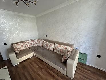 krep parca: Künc divanı – L şəklində, yumşaq oturacaq və bel hissəsi ilə rahat — 2