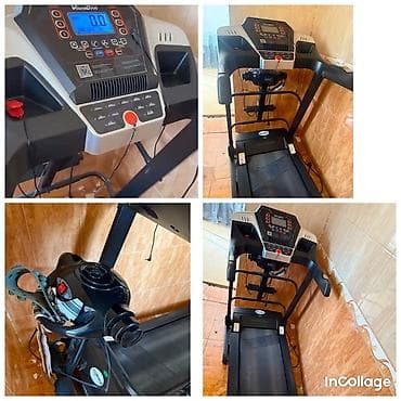 VolkasıGym qaçış trenajoru - Elektron idarəetmə paneli: sürət, vaxt — 1