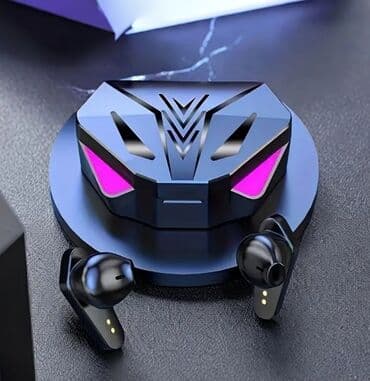 Yeni Simsiz (Bluetooth) Qulaqcıqlar, rəng - Qara