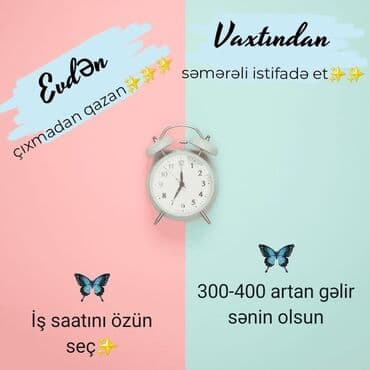 Satış: SMM menecer tələb olunur, İstənilən yaş, Təcrübəsiz — 1