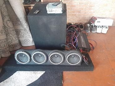 Avtomobil üçün tam səs sistemi dəsti Tərkib: - Pioneer subwoofer — 3