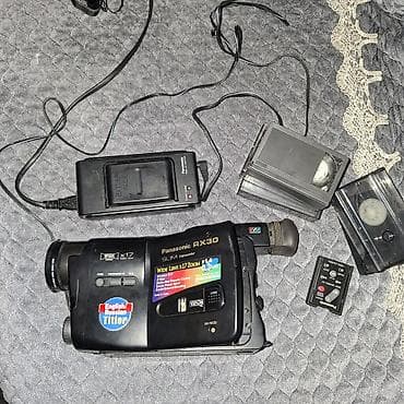 Fotokameralar: Panasonic RX30 VHS-C Vintage Kamera – 20 AZN 1990-cı illərə aid — 1