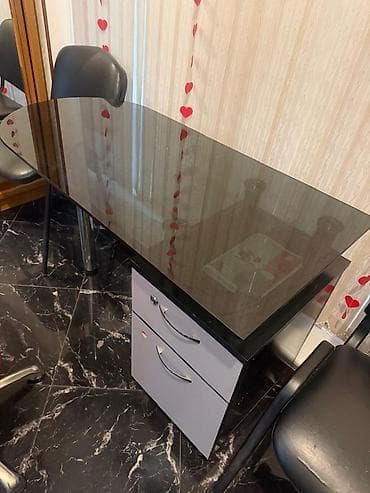 sopa: Düz masa, Stulsuz, Polkasız, Siyirməli, Metal — 1