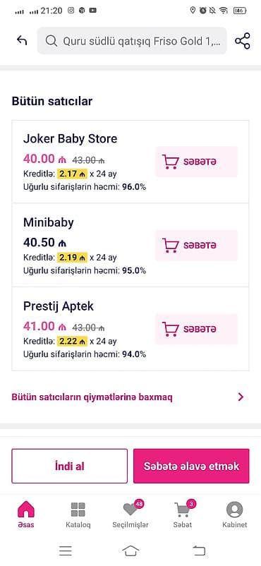 8 yas: Frisolac Gold 1 körpə qidası (0–6 ay), 800 q - İstehsal yeri — 5