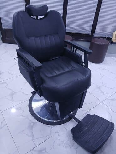 унитаз для инвалидов: Peşəkar bərbər kreslosu - Material: qalın, yumşaq süni dəridən — 3