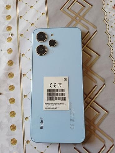 işlenmiş telfonlar: Redmi 12, 256 GB, rəng - Mavi, Barmaq izi — 1