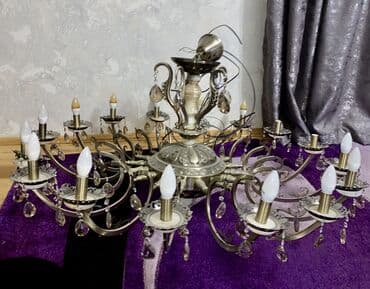əncir qurusu qiyməti: Çılçıraq, 10 və daha çox lampa, Metal — 3