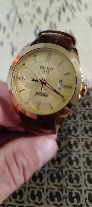 Сумки: Б/у, Наручные часы, Tissot, цвет - Золотой — 1