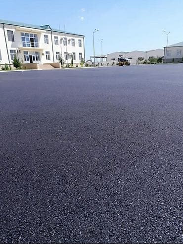 sokuntu tikinti materiallari: Asfalt islerinin gorulmesi. Mehelle daxili yollar bina saheleri — 1