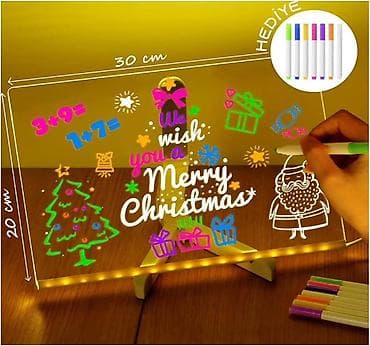 uşaqlar üçün şəkil çəkmək: Yeni, Marker üçün, Lövhə, 30 x 20 sm, Pulsuz çatdırılma — 3