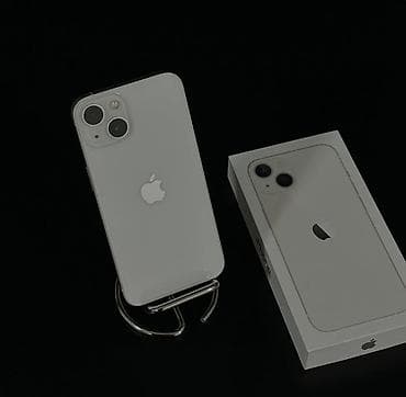 IPhone 13, 128 GB, Ağ, Zəmanət, Kredit, Simsiz şarj