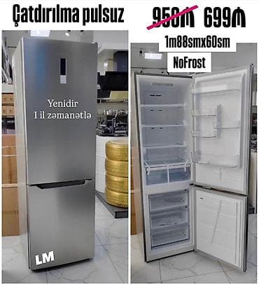 dingling 699: Lanova NoFrost soyuducu : 699₼ Hündürlüyü :188sm Eni :60sm 1 il rəsmi — 1
