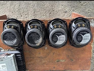 Pioneer avtomobil akustik dəsti + Sony gücləndirici və maqnitola