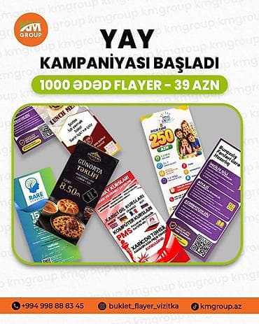 Xidmətlər: Flayer çapı – brendinizi peşəkar tanıdan poliqrafiya həlli - — 3