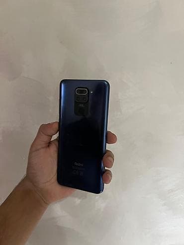 telefon samsuq: Redmi Note 9, 64 GB, rəng - Boz, Barmaq izi, Face ID — 9