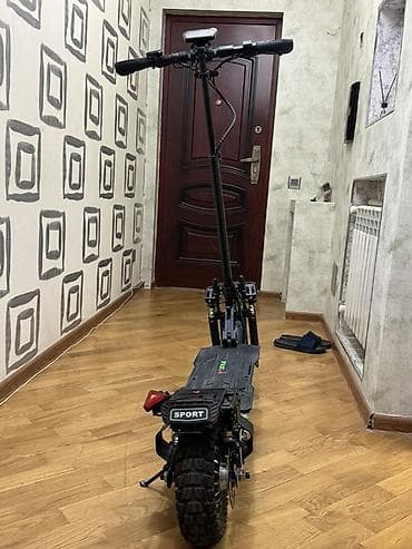 elektron skiter: Elektrik skuter – off-road tipli, güclü və tam funksional model — 5