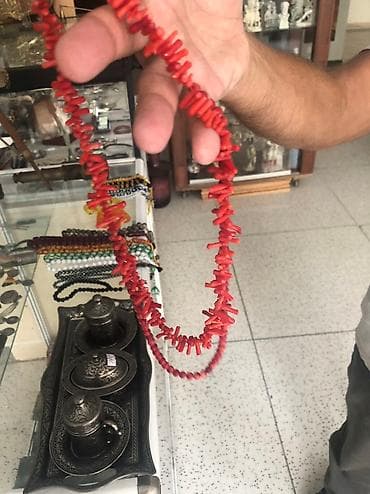 tek qas uzuk: Коралловое колье куплено в Англии ! — 4