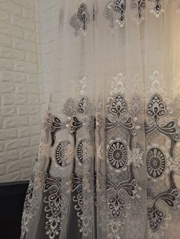 tül parçalar: Yeni, Tül, rəng - Ağ — 1