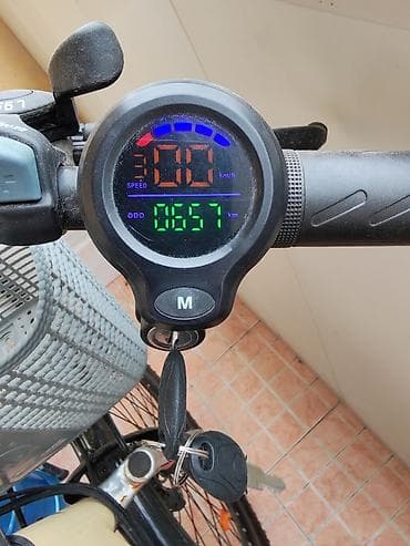 Детские велосипеды: Б/у Электровелосипед 26", скоростей: 8, 350-500 Вт, Самовывоз — 5