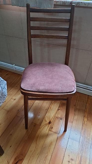 Qonaq otağı üçün, Yeni, Qatlanmayan, rəng - Bordo Stul — 1