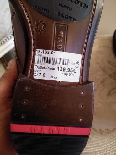 molniya kişi tolstovkaları: Original Lloyd ayaqqabi,41 razmer,teze,Almaniyadan alinib — 10