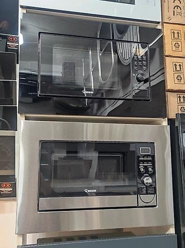 Mikrodalğalı soba Quraşdırılan, Mikrodalğalar ilə, rəng - Boz, Yeni — 1