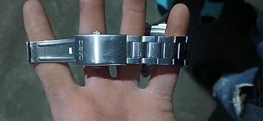 saat şamdan: Qol saatı, Casio, rəng - Gümüşü — 5