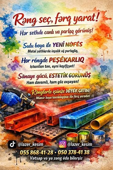 Оборудование для производства: Metal Emalı və Mühəndislik Xidmətləri 🏗 Metal Konstruksiya Möhkəm — 9