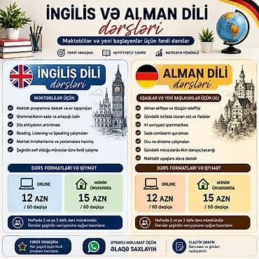 Xarici dil kursu, İngilis dili, Uşaqlar üçün lalafo.az -da Xarici dil kursu, İngilis dili, Uşaqlar üçün