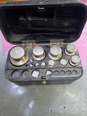 ayar mili: Məhsul: Kalibrlənmiş çəkilər dəsti (laboratoriya/çəki tərəziləri üçün) — 2